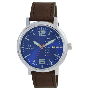 Maxima ATTIVO Men Blue Dial Analogue Watch - 56640LMGI